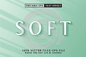 Soft Editable Text Effect