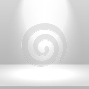 soft empty gray studio room background and display your product