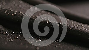 soft fabric repelling water drops .Background concepr. Generated Image