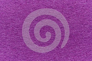 Soft felt textile material royal purple colors, colorful texture flap fabric background