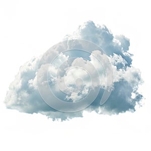 Cloud png isolated on transparent background photo