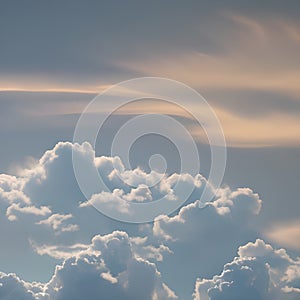 A soft and fluffy interpretation of a cloud, with textured and patterned shapes resembling a fluffy cloud5, Generative AI