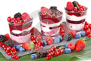 Soft fruit dessert