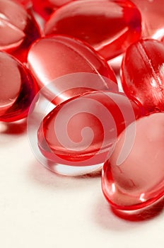 Soft gelatin capsules.