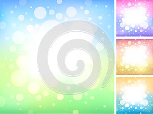 Soft Glowing Circle Background