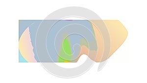 Soft Gradient Abstract Shapes Vector Background Design, vector design Generative AI