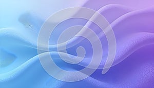 Soft Gradient Abstract Waves in Blue and Purple Flowing Design