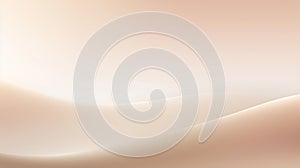 Soft gradient background between pure white and light beige in an elegant transition.