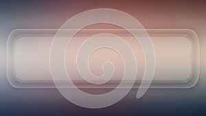 Soft Gradient Background with Translucent Rounded Rectangular Frame abstract