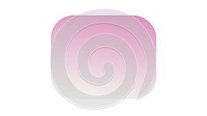 Soft Gradient Rounded Rectangle, Abstract Modern UI Background Element, vector design Generative AI