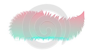 Soft Gradient Wave: Abstract Minimalist Fluid Form Vector, vector design Generative AI