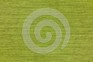 Soft green linen fabric texture background