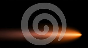 Soft Horizontal Light Glow Abstract Background