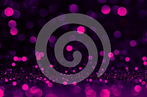 Soft image abstract bokeh ultra violet,purple,pink color with light background.Ultra violet night light elegance,smooth sparkling photo
