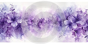 Soft lavender watercolor delicately bleeding into a light parchment backdrop