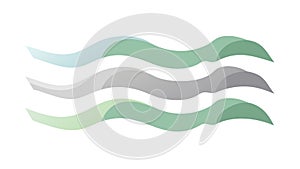 Soft Lavender Wavy Abstract Lines Pattern, vector design Generative AI