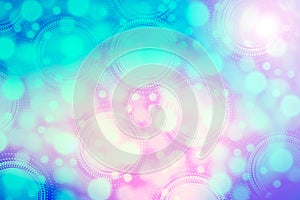 Soft light blue and pink bokeh gradient background