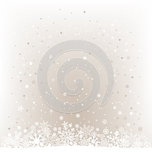 Soft light snow mesh background