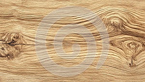 Soft oak with a smooth, even surface and prominent grain patterns