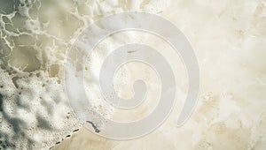 Soft Ocean Waves Lapping Calm Beige Sandy Beach Seashore Background