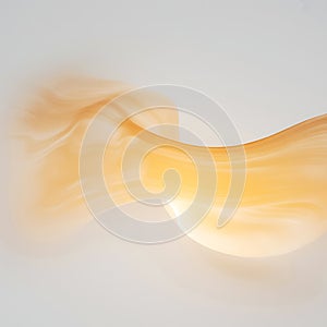 Soft Orange Abstract Wave Design Isolated Background Creative Visual