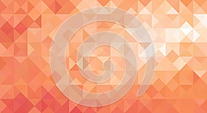 Soft orange low poly triangle sharp abstract background vector illustration design