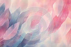 Soft pastel feather texture background for abstract design
