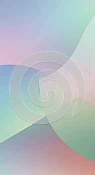 Soft Pastel Gradient Overlapping Shapes Background