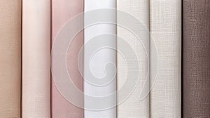 Soft Pastel Linen Fabric In 3, 2, 3, And 4 Colors