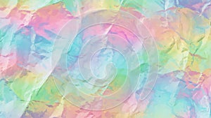 Soft Pastel Rainbow Colors on Crinkled Textured Paper Background 150600