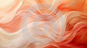 Soft Peach and Coral Fabric Texture Background