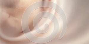Soft Peach Fabric Drape Abstract Background Texture