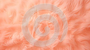 Soft Peach Fuzz Texture in Warm Cozy Abstract Ambiance. GenerativeAI