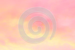 Soft pink abstract blurred background  sunset sky