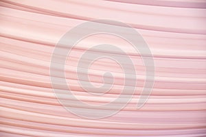 Soft pink fabric texture wave abstract background