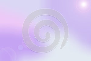 Soft pink purple gradient background with lens flare effect. gradient, bokeh. Various abstract spots.