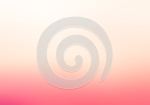 Soft pink and sof yellow color gradient background photo