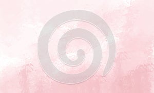 Soft pink watercolor splash. abstract textured gradient on white background