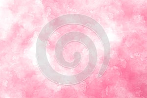 Soft pink watercolor splash. abstract textured gradient on white background