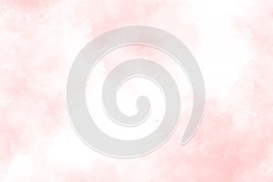 Soft pink watercolor splash. abstract textured gradient on white background