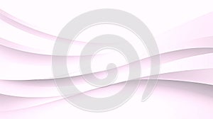 Soft Pink and White Abstract Waves Background