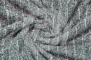 Soft plush fabric of cozy plush throw, swirled blanket