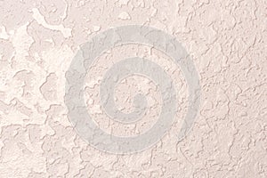 Soft purple decorative plaster background. Wall in light pink color.