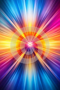 Radial gradient blurry background