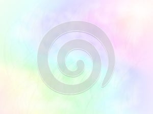 Soft rainbow color background design with blades of grass