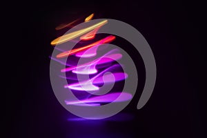 Soft rainbow light flares background or overlay