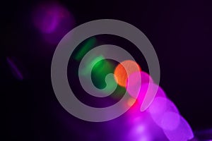 Soft rainbow light flares background or overlay