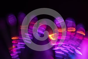 Soft rainbow light flares background or overlay