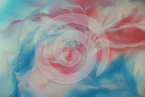 Soft Red, Blue and Purple Dreamscape Abstract Background