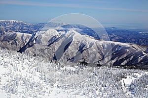 Soft rime, Mt.Zao in Japan